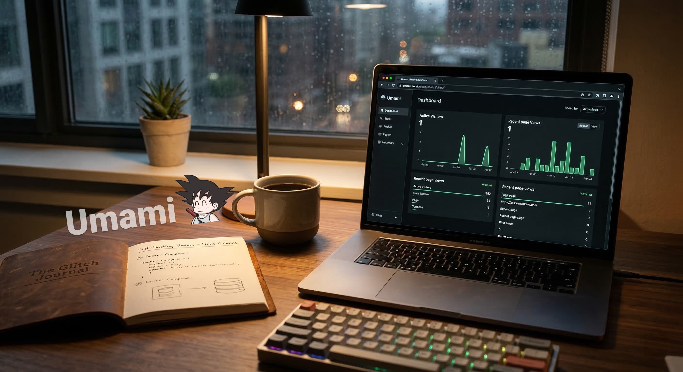 Docker 部署 Umami 避坑指南 & 独立博客统计二三事